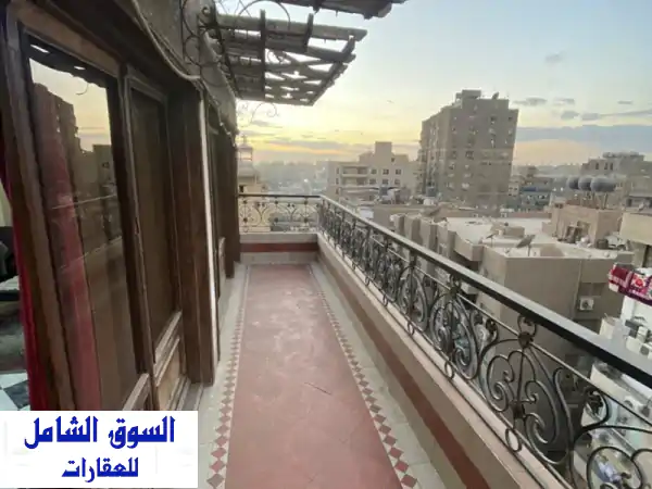 إيجار شقة سوبر لوكس بالمهندسين: ميدان لبنان | 3 غرف نوم | 3 حمام | تراس بحري بمنظر خلاب!