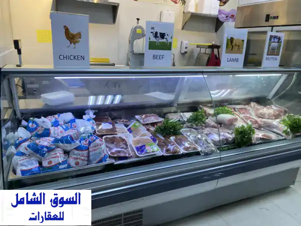 ملحمة للإيجار بسوير ماركت أسواق البركة عجمان ليوارة...