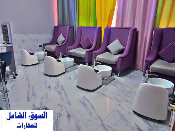صالون نسائي للتنازل في النعيمية 2  عجمان. فرصة استثمارية مميزة لامتلاك صالون نسائي قائم وجاهز ...