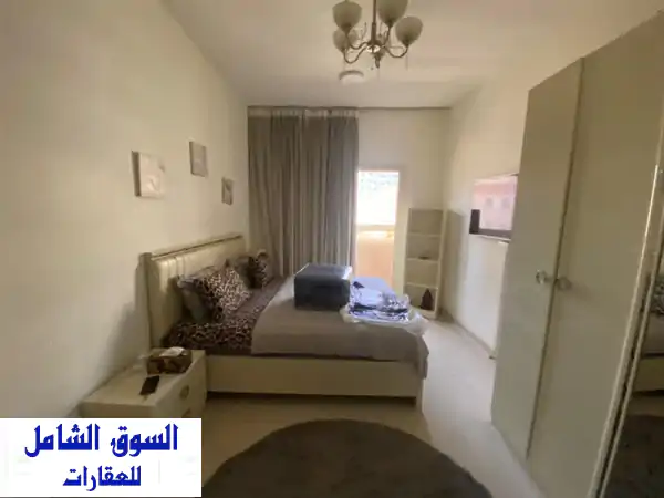 إيجار شهري مميز في عجمان: شقة مفروشة بالكامل غرفتين وصالة بالراشدية 3 | شامل الفواتير والإنترنت