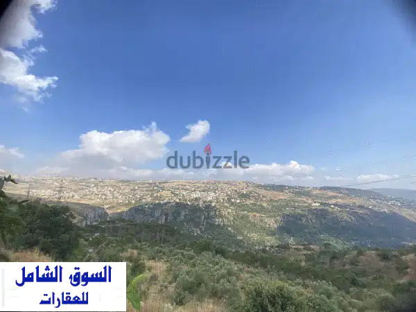 امتلك حلمك في شانيه، عاليه: أرض مميزة 553 م² بمنظر بانورامي وقرب الأوتوستراد | فرصة استثمارية