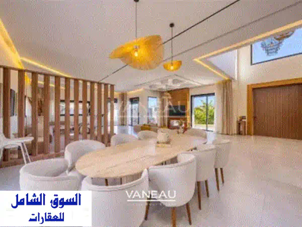في الطابق الأرضي، ستستقبلك ردهة استقبال فسيحة...