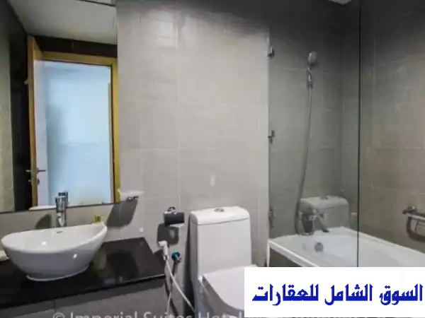 شقة فاخرة للإيجار بجزر أمواج، المحرق | إطلالة بحرية ساحرة (عليا مانشنز) | 2 نوم | مفروشة بالكامل | شاملة | 400 د.ب.