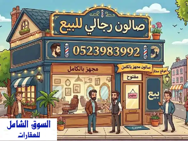 فرصة استثمارية ذهبية: صالون رجالي للبيع بالراشدية 2...