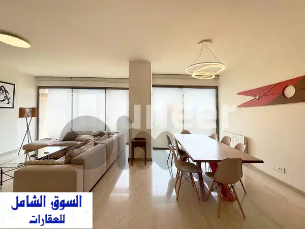 شقة عائلية فاخرة للإيجار في الأشرفية | مفروشة بالكامل، 3 غرف نوم، مسبح وجيم