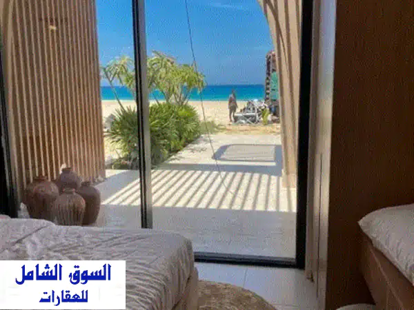 KOUN Ras El Hekma الساحل الشمالي: شاليه 78م للبيع استلام...