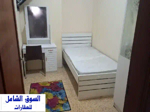 سكن بنات عائلي مجاز 2 تبدأ من 550 درهم شامل جميع الخدمات متوفر غرف وبارتشن