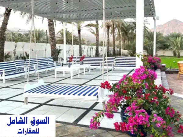 مزرعة VIP فاخرة للبيع بالبدية: استراحة 3 غرف، مسبح...