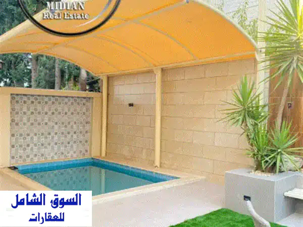 رقم الاعلان 7327 فيلا دوبلكس مفروشة للإيجار عبدون مساحة 500م مع مسبح وتراسات وحدائق تشطيبات وفرش ...