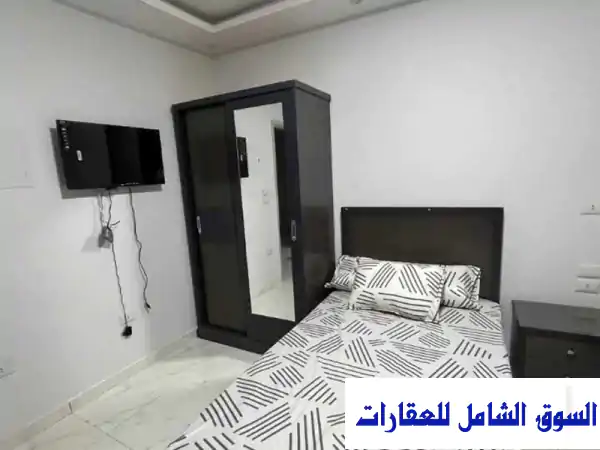 استديو دبل للإيجار حي تاني مجاورة تالتة مفروش...