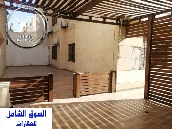 شقة شبه أرضي للبيع في خلدا: فخامة 190م بحديقة خاصة 170م ومدخل مستقل - تشطيبات سوبر ديلوكس