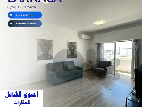 شقة للبيع في لارنكا، قبرص | غرفتي نوم مجددة بالكامل...