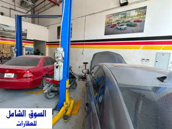 فرصة استثمارية ذهبية: كراج سيارات للإيجار السنوي بالشارقة الصناعية 4 | موقع استراتيجي وتنازل جاهز