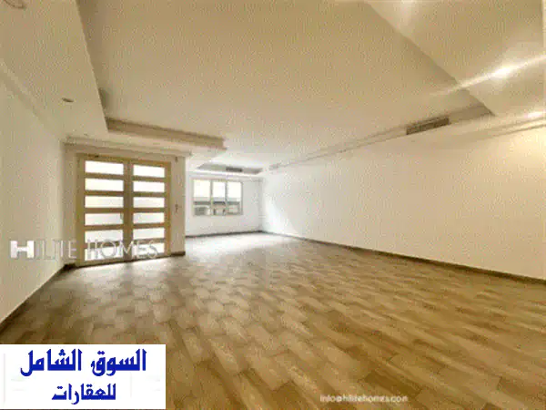 شقة أرضية فاخرة للإيجار بالمسايل: 5 غرف ماستر، مداخل خاصة، مرافق شاملة - 1000 د.ك.