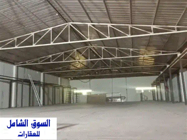 فرصة استثنائية! مستودع ضخم 10000 قدم² للإيجار السنوي بأم القيوين، أم الثعوب | موقع حيوي على شارع رئيسي