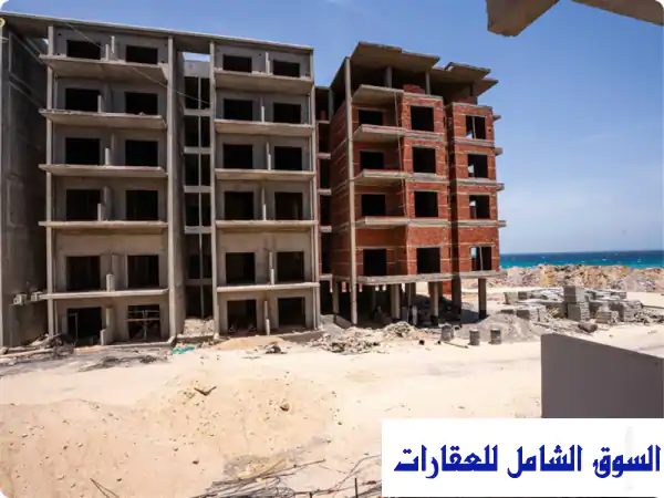 ستوديو فاخر للبيع بالغردقة | 57م سي فيو وشاطئ خاص بـ...