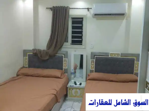استوديو مفروش فاخر للإيجار بـ 6 أكتوبر - الحي الأول...