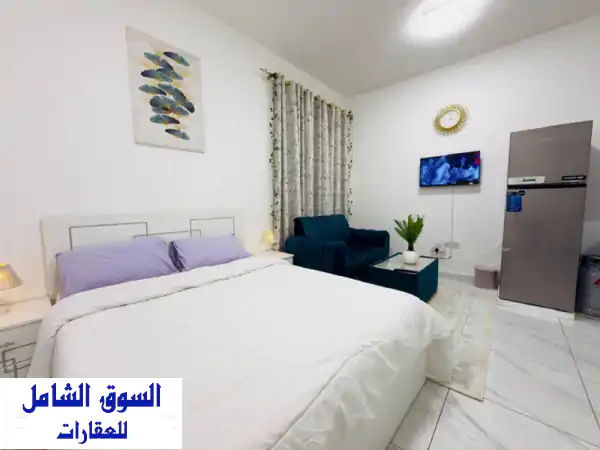 استوديو للإيجار بالنعيمية 1 عجمان | فرش جديد،...