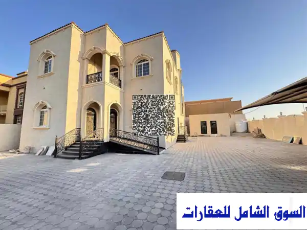 فيلا للإيجار في الرقايب 5 غرف ومساحة 6000 قدم عجمان