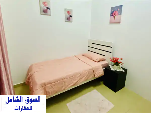 غرفة فاخرة للإيجار بالنهدة 1 دبي: سكن هادئ ومريح...