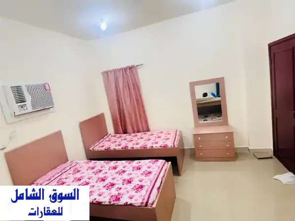 مساحة سرير فاخرة للإيجار للسيدات - مغلينا/أم غويلينة | قرب مترو الدوحة الجديدة 5 دقائق | 7 ر.ق شامل