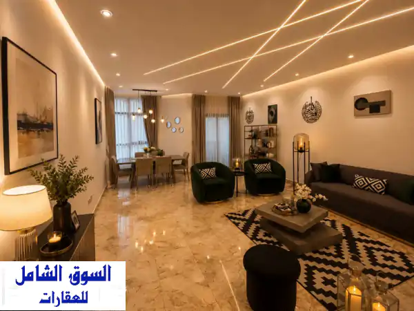 فرصة استثمارية: شقة فاخرة ومفروشة بالكامل للبيع...