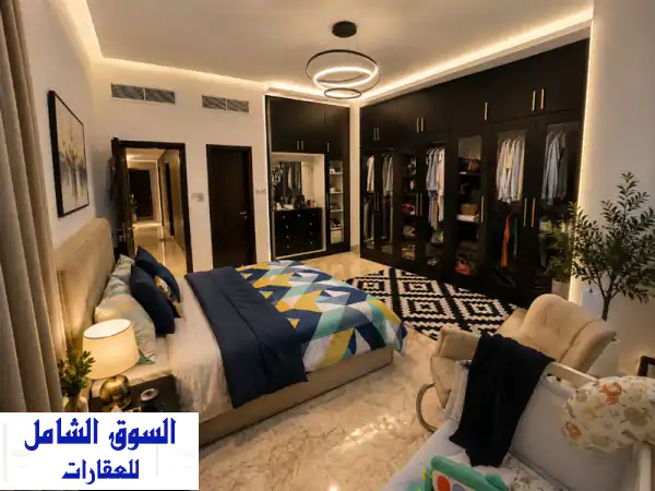 فرصة استثمارية: شقة فاخرة ومفروشة بالكامل للبيع في أبراج النعيمية عجمان | طابق علوي بإطلالة مميزة | 700,000 درهم