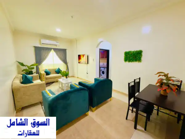 رقم تصريح الاعلان 2070 ajre) غرفتين وصالة للإيجار...