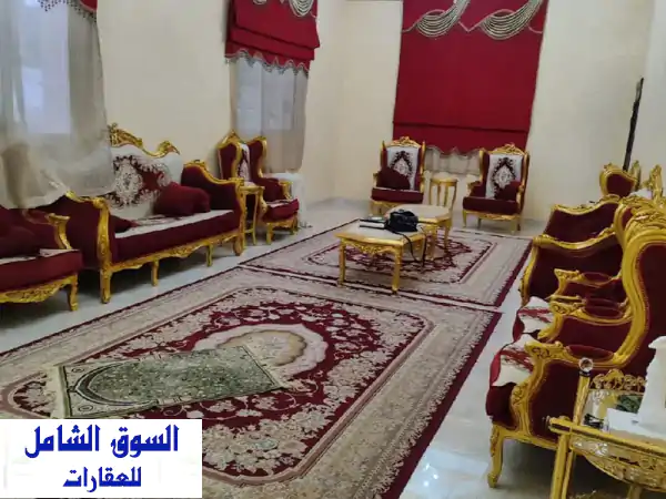 للبيع فيلا في الشارقة منطقة الرمثاء مساحة 13000 ألف قدم مكونة من أرضي وأول الأرضي مكون من مجلس ...