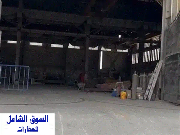 للإيجار: مصنع حدادة استراتيجي بأم غره - 2000م (قابل للتقسيم) | كهرباء قوية وتراخيص جاهزة