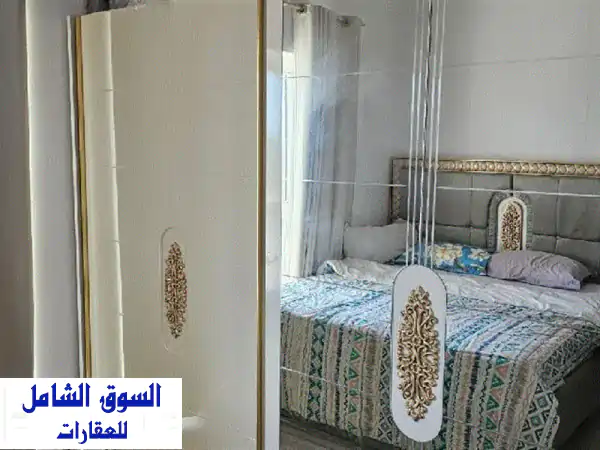 أوضه نوم عبارة سرير 210*210*150 دولاب 260*220*70  2 كومود...