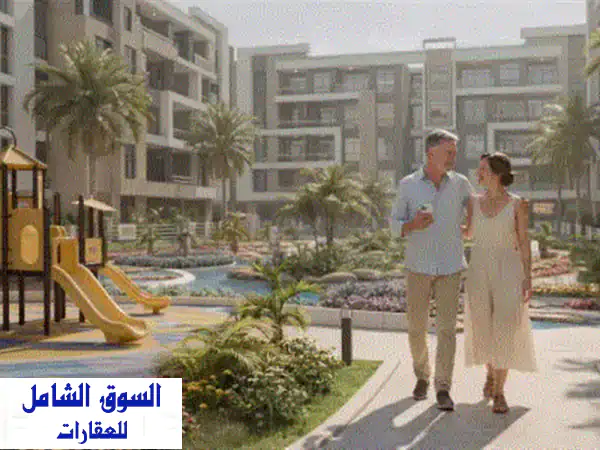 بنتهاوس فاخر بالتقسيط 10 سنوات في قلب التجمع الخامس | كمبوند متكامل بجوار AUC