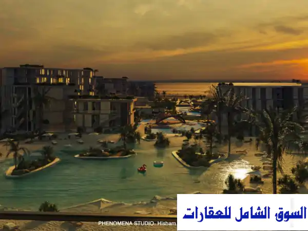 شاليه للبيع بقرية جلي الساحل الشمالي القديم (الكيلو 58) | مقدم 135 ألف وقسط 12 سنة | مفروش ومكيف بالكامل!