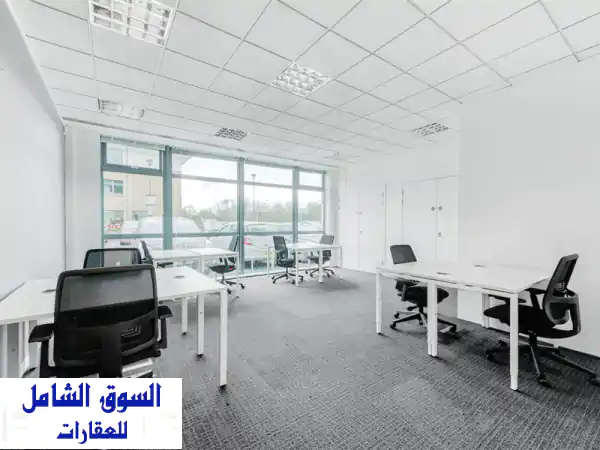 مكتب خاص فاخر جاهز للإيجار لـ 5 أشخاص في القاهرة |...