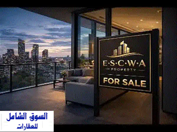 شقة فخمة للبيع في فرن الشباك: 280م² + تراس 70م² | 3 غرف نوم...