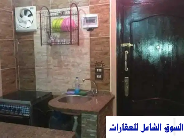 شقة لقطة على البحر مباشرة مكيفة اليوم ب750 مفروشة للإيجار في العجمي الإسكندرية