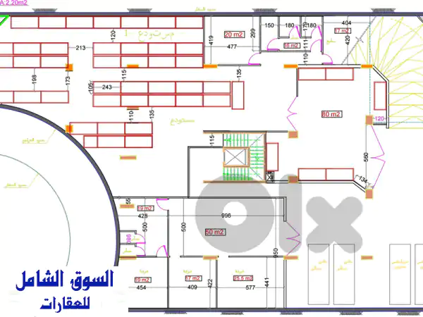 مستودع ٦٥٠ م² للإيجار بئر حسن – الجناح  Commercials For Rent...