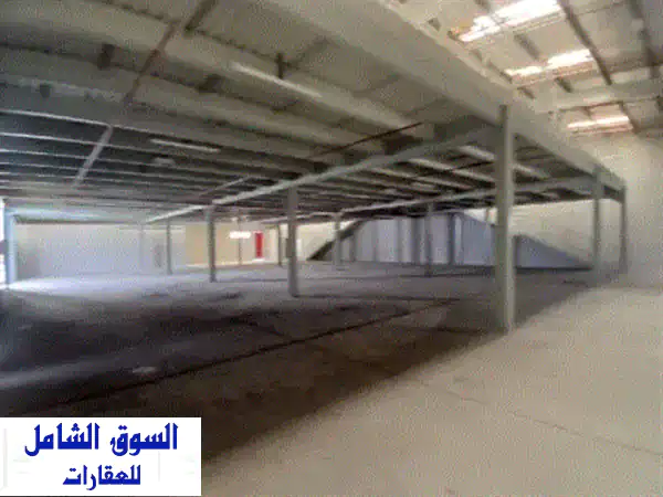 مستودع للإيجار في الجرف الصناعية منطقة حيوية ونشاط مستمر يصلح لأي نشاط ورش أو أي شيء مصانع مخازن ...