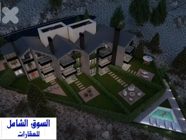 شاليه دوبلكس فاخر للبيع في اللقلوق | 3 غرف نوم |...