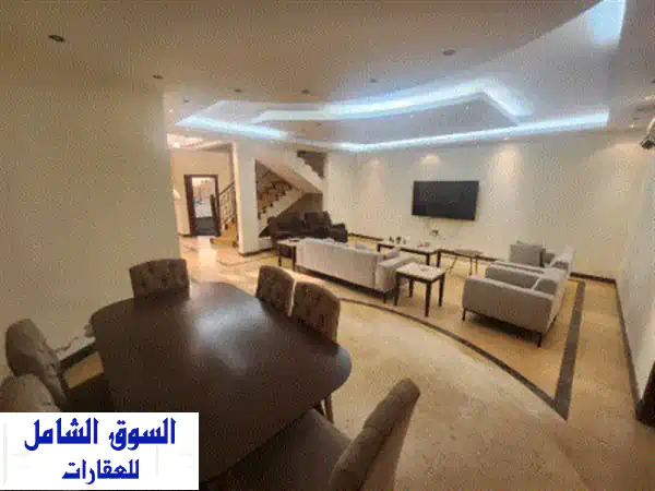 فيلا فاخرة للإيجار في جزر أمواج. تصميم عصري ومساحات واسعة في موقع مميز. تقع بالقرب من اللاجون  ...