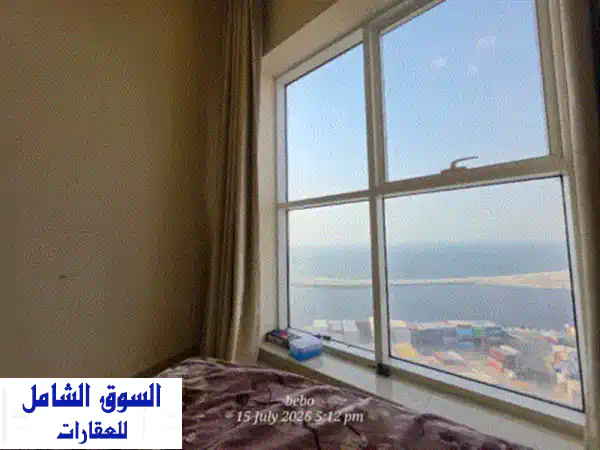 للإيجار الشهري غرفتان وصالة مفروشة في شارع...