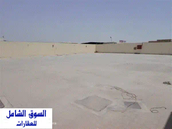 حوطة للإيجار السنوي في الصجعة مساحة 10 ألاف قدم كهرباء عالية مسموح جميع الأنشطة السعر مناسب