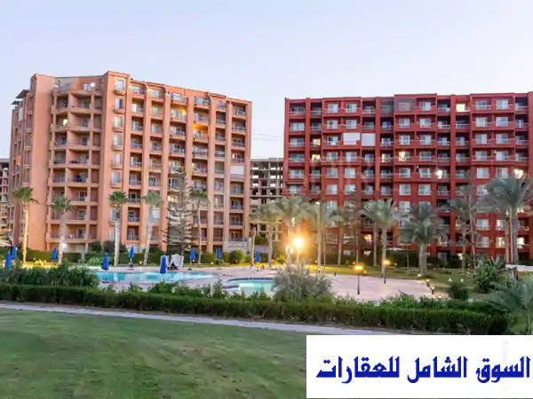 استوديو لإعادة البيع بفيو حمام سباحة + السعر شامل الفرش والأجهزة للبيع في العلمين مطروح