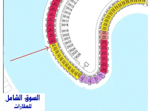 للبيع أرض في مدينة صباح الأحمد البحرية...