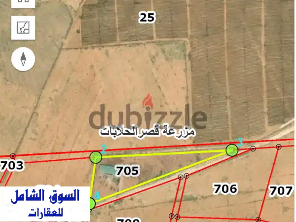 ارض زراعية و هنكر  و أنشأت في الحلابات