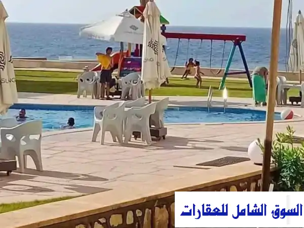 شاليه فاخر للإيجار بمرسى مطروح - جزيرة روميل | فيو بحر وحمام سباحة بمنتجع لونج ايلاند