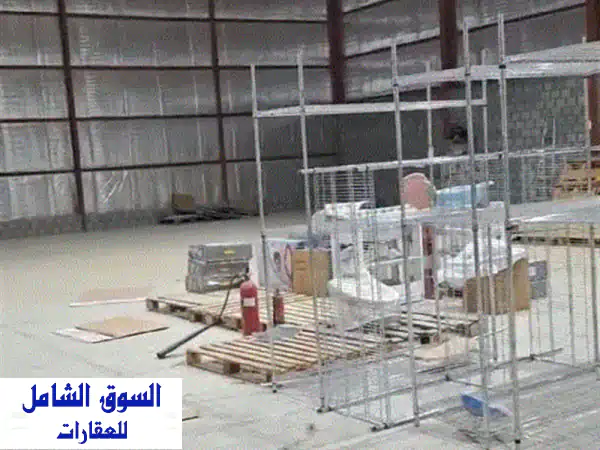 للإيجار، مخزن في الصليبية، مساحة 500 متر، ارتفاع عالي، كهرباء، جديد، إيجار المتر 2 دينار، عمولة نصف ...