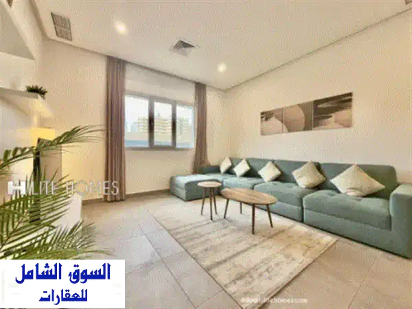 شقة مفروشة بالكامل بغرفة نوم واحدة وغرفتي نوم...