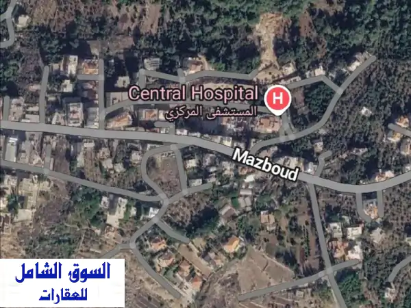 أرض للبيع في منطقة مزبود الشوف اقليم الخروب مساحة...