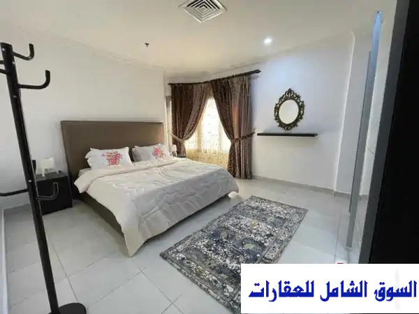 في المنقف شقق اطلال بحري مفروشة للاجانب شهرى...